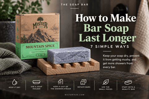 How to Make Bar Soap Last Longer: 7 Simple Ways - Mister1920®