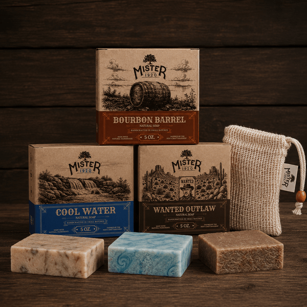 Mister1920 3-Bar Bundle + Soap Sock