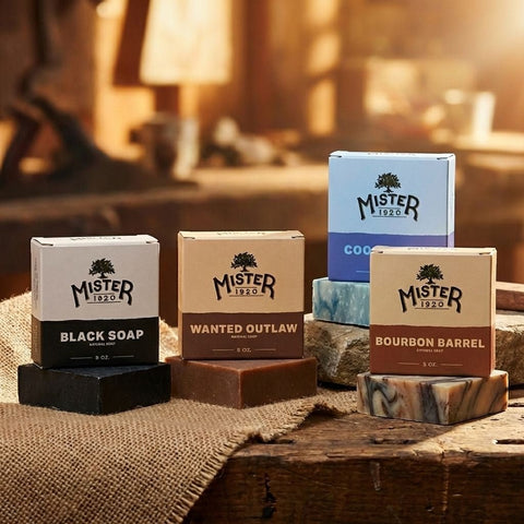 Mister1920™ 4 - Bar Starter Set - natural soap