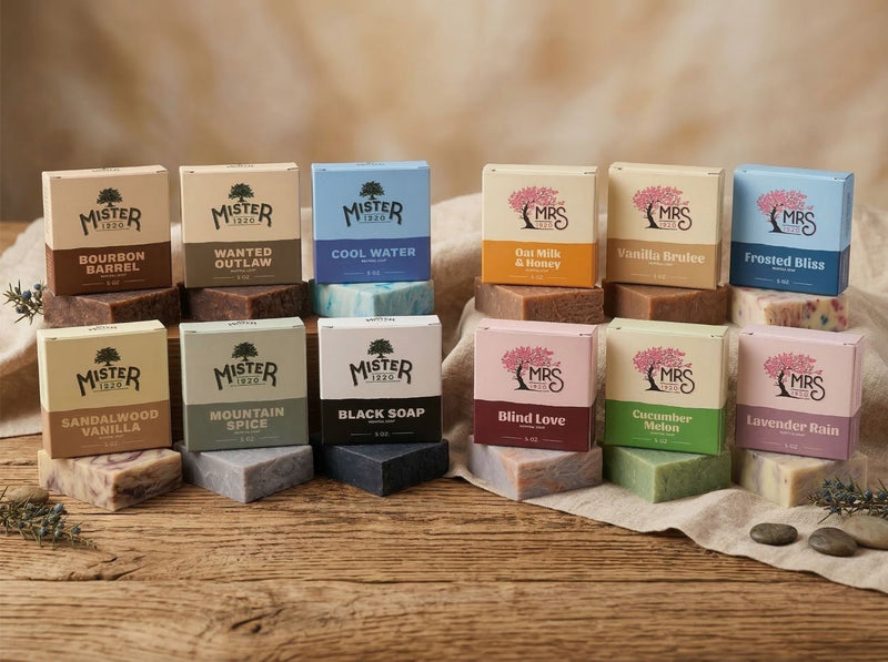 Mister1920 His + Hers 12 - Bar Bundle - natural soap