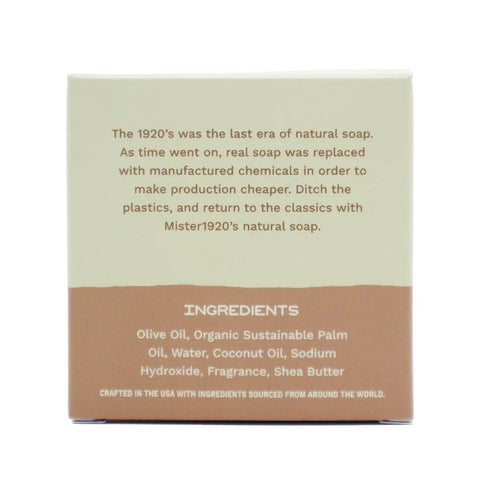 Mister1920 3-Bar Bundle + Soap Sock - natural soap